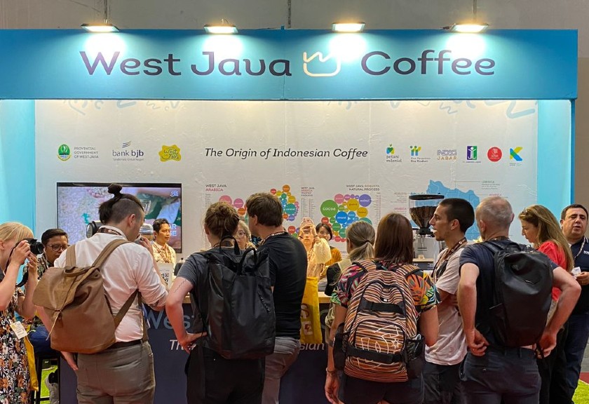Pemerintah Daerah Provinsi Jawa Barat mengirim 10 kopi terbaik dari petani Jabar pada Pameran World of Coffee di Milan. (Dok. Humas Jabar)