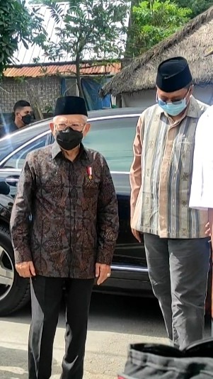 Wapres Ma'ruf Amin berkunjung ke Lombok. (Sariagri/Yongki)