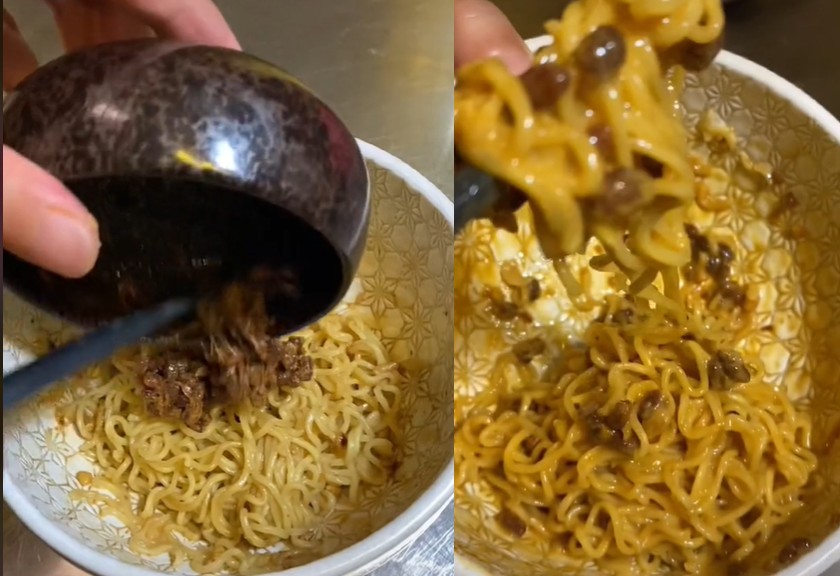 Virla chef Jepang bagikan tutorial masak natto campur indomie goreng (TikTok)
