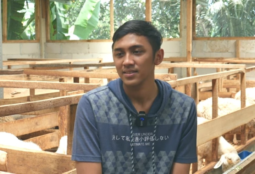 Ata (24) peternak domba asal Banjarnegara (Tanilink TV)