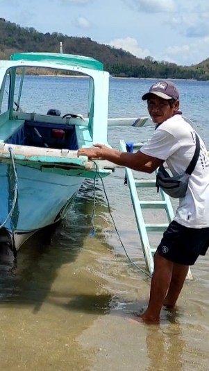 Nelayan pinggiran di Lombok terbebani kenaikan BBM. (Sariagri/Yongki)