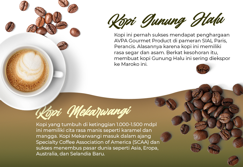 Provinsi Jawa Barat adalah salah satu penghasil kopi unggulan di Indonesia. Kopi ini juga sudah terkenal namanya di kalangan pencinta kopi, tidak hanya lokal tetapi juga mancanegara. (Sariagri/Faisal)