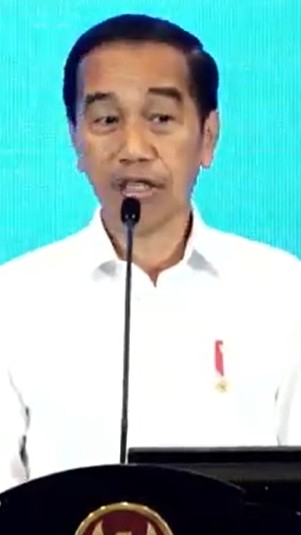 Presiden Joko Widodo memberikan sambutan saat membuka BUMN Startup Day 2022 di Indonesia Convention Exhibition (ICE) BSD City, Kabupaten Tangerang, Banten, Senin (26/9/2022).(Dok: Sekretariat Presiden)