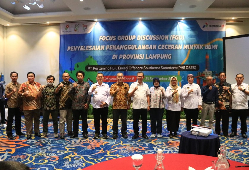 Wakili Gubernur Lampung, Sekdaprov Buka Acara Focus Group Discussion (FGD) Penyelesaian Penanggulangan Ceceran Minyak Bumi di Lampung (Pemprov Lampung)