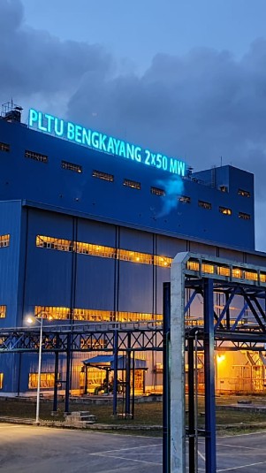Pembangkit Listrik Tenaga Uap (PLTU) Bengkayang, Kalimantan Barat.
